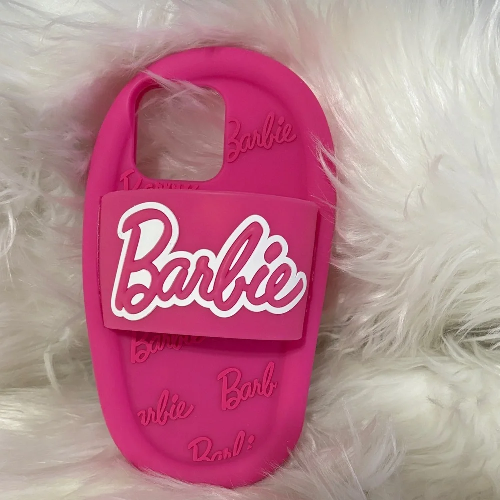 Barbie Hot Pink Phone Holder-IPhone 14 plus